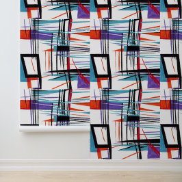 Mit moderner Abstrakter Kunst den Raum verändern Tapete