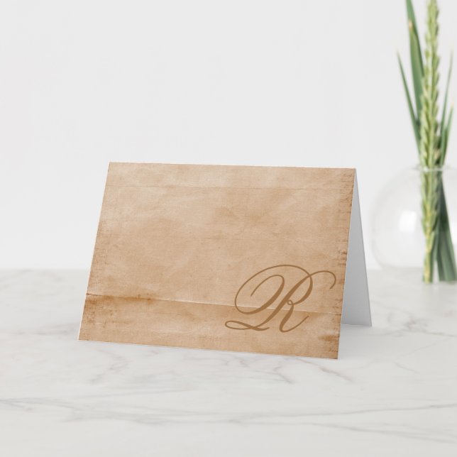 Mit Monogramm (Vorderseite)