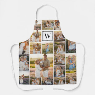 Mit Monogramm 20-Pic-Fotosammlung Schürze