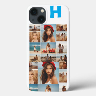 Mit Monogramm 7 Fotomaterial, Personalisiertes Ele Case-Mate iPhone Hülle