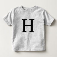 Mit Monogramm Anfangst-shirt des Buchstaben H