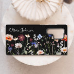 Mit Monogramm Aquarellfarben - Wildblume Wiese Samsung Galaxy Hülle<br><div class="desc">Die Mit Monogramm Watercolor Wildblume Meadow Samsung Handy-Gehäuse Eine hübsche Blüte und Natur-Vibes ergänzen Ihre elektronische Dekoration. Geeignet als Geschenk für Blume- und Naturliebhaber.</div>