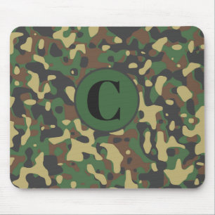Mit Monogramm Army Camouflage Mouse Pad Mousepad