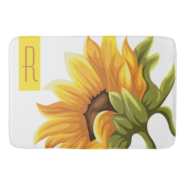 Mit Monogramm Badematte (Vorderseite)