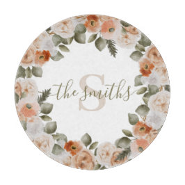 Mit Monogramm Bläschenplatine Schneidebrett