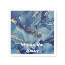 Mit Monogramm Blauer Marmor wegschmeißen |