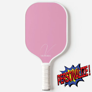 Mit Monogramm bleirosa Pickleball Schläger