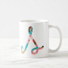 Mit Monogramm Blumenbibel-Brief R Kaffeetasse