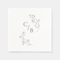 Mit Monogramm Boho Cherry Blossom Blumenhochzeit