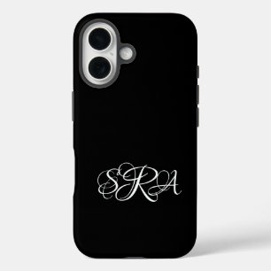 Mit Monogramm iPhone 16 Hülle