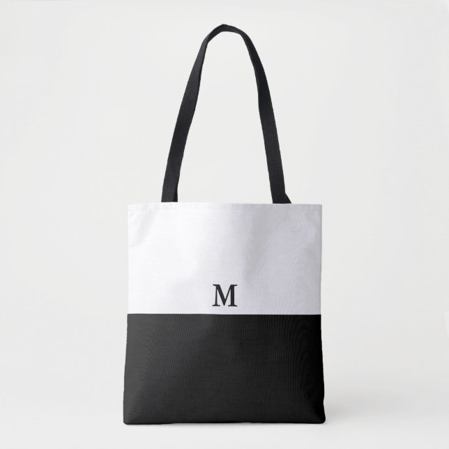 Mit Monogramm | Chic Tote Bag (Vorderseite)