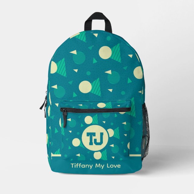 Mit Monogramm Coach-Rucksack für Kleinkinder Bedruckter Rucksack (Vorderseite)