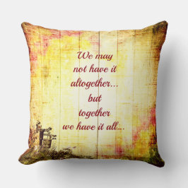 Mit Monogramm Country-Design Kissen