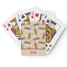 Mit Monogramm Cribbage-Spiel