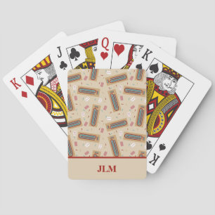 Mit Monogramm Cribbage-Spiel Spielkarten