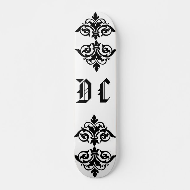 Mit Monogramm DC-Skateboard Skateboard (Vorne)