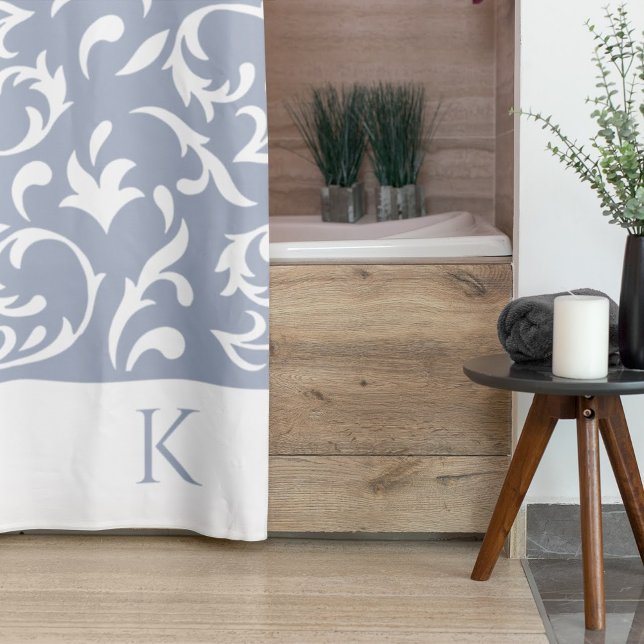 Mit Monogramm Duschvorhang (This beautiful monogrammed shower curtain would make a wonderful gift for someone special! )