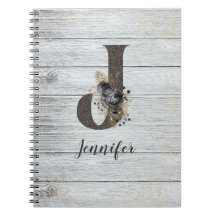 Mit Monogramm Elegante Moderne Goth Black Rose J