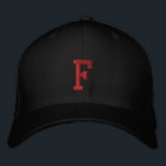 Mit Monogramm F einstellbare Cap Bestickte Baseballkappe<br><div class="desc">Unterstützen Sie Ihr Lieblings-Team mit dieser Kappe. Monogram ist anpassbar,  sodass Sie anstelle des "F" einen anderen Buchstaben ersetzen können. Wählen Sie aus einer Vielzahl von Kappe- und Stich-Farben.</div>