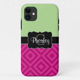 Mit Monogramm Fall iPhone5 des grünen grünen Case-Mate iPhone Hülle