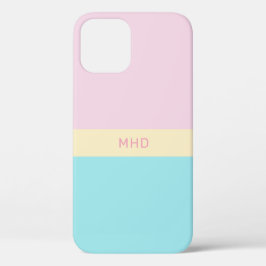 Mit Monogramm Farbblöcke - Telefongehäuse Case-Mate iPhone Hülle