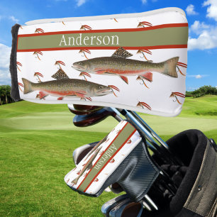 Mit Monogramm Fischer Fischen Bachforelle Golf Headcover