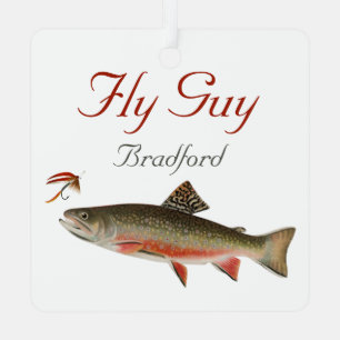 Mit Monogramm Fischer Fischen Köhler Ornament Aus Metall