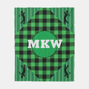 Mit Monogramm Fleece für Golfkartentools
