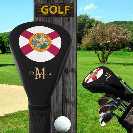 Mit Monogramm & Florida Flag Golf Clubs Abdeckung Headcover