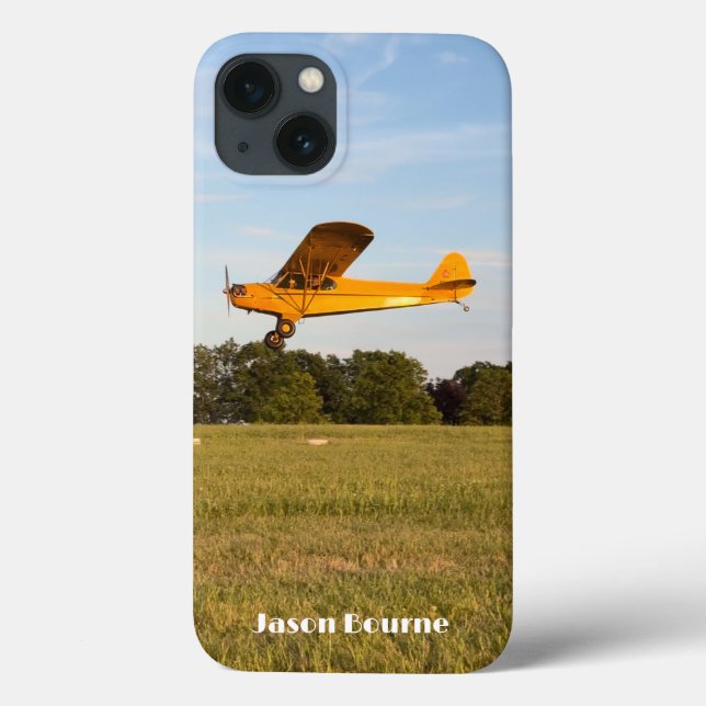 Mit Monogramm Foto, Luftfahrt, Cool Case-Mate iPhone Hülle (Rückseite)