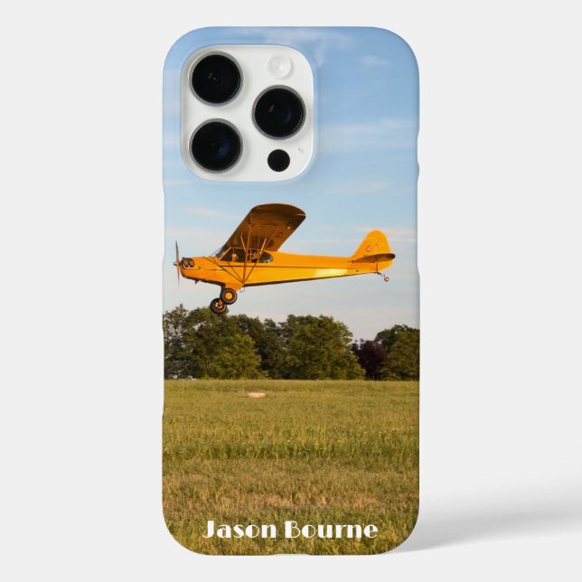 Mit Monogramm Foto, Luftfahrt, Cool Case-Mate iPhone Hülle (Rückseite)