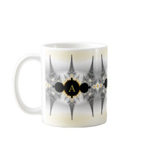 Mit Monogramm Fraktal-Spikes