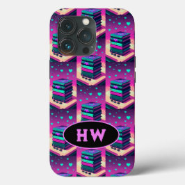Mit Monogramm für die Liebe von Büchern Case-Mate iPhone Hülle