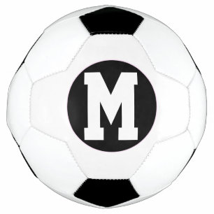 Mit Monogramm Fußball