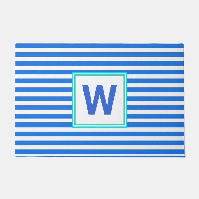 Mit Monogramm Fußmatte (Vorderseite)