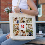 Mit Monogramm Galerie von 8 Personalisierten Fotos Tragetasche<br><div class="desc">Personalisieren Sie dieses Design mit 8 Ihrer Lieblings-Fotos und einem Monogramm in Ihrer Lieblingsfarbe. Eine perfekte Mischung aus Stil und Stimmung. Ideal für Geschenke oder Tagesgebrauch.</div>