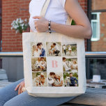 Mit Monogramm Galerie von 8 Personalisierten Fotos Tragetasche<br><div class="desc">Personalisieren Sie dieses Design mit 8 Ihrer Lieblings-Fotos und einem Monogramm in Ihrer Lieblingsfarbe. Eine perfekte Mischung aus Stil und Stimmung. Ideal für Geschenke oder Tagesgebrauch.</div>