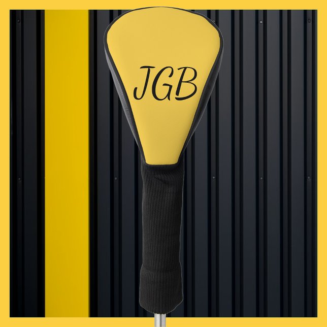 Mit Monogramm Gelb oder Farbe Golf Headcover (Von Creator hochgeladen)