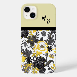 Mit Monogramm Gelb und Grau Case-Mate iPhone 14 Plus Hülle