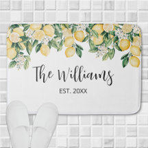 Mit Monogramm Gelber Zitronenbaum