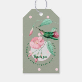 Mit Monogramm Giftmarken von Hummingbird Pink Mint Geschenkanhänger