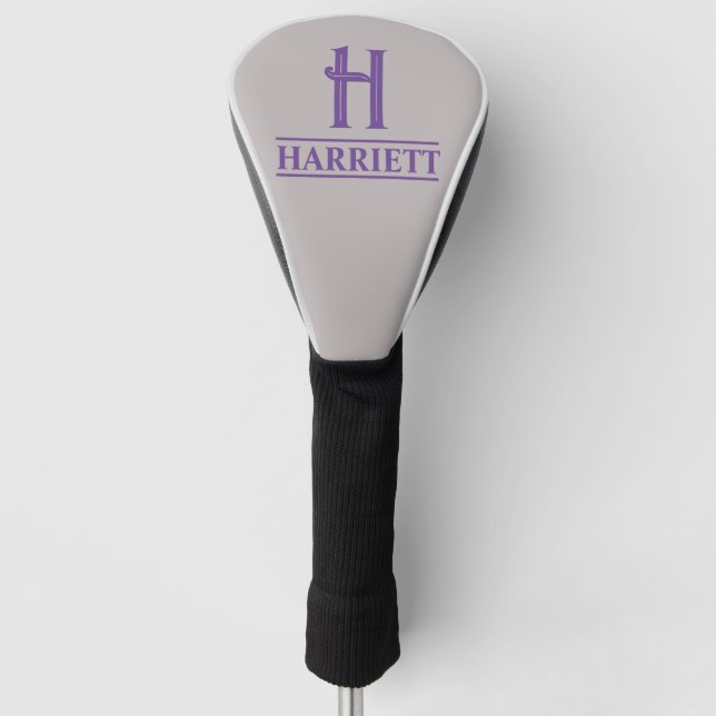 Mit Monogramm Golf Head Cover Headcover (Vorderseite)