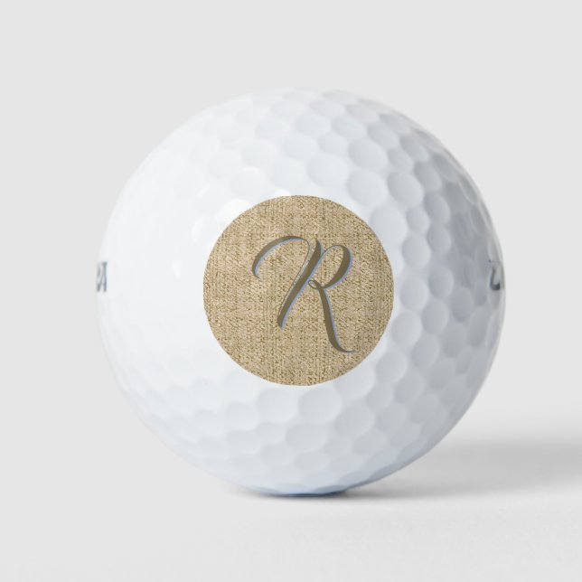 Mit Monogramm Golfbälle (Vorderseite)
