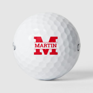 Mit Monogramm Golfbälle