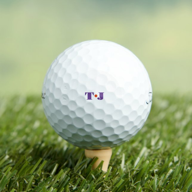 Mit Monogramm Golfplätze Golfball (Insitu T-Shirt)