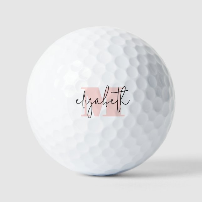 Mit Monogramm Golfplätze Golfball (Vorderseite)