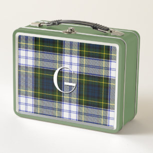 Mit Monogramm Gordon Dress Kariert Metal Lunch Box