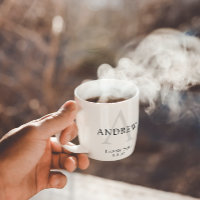Mit Monogramm Gräuel Dankeschön Tasse