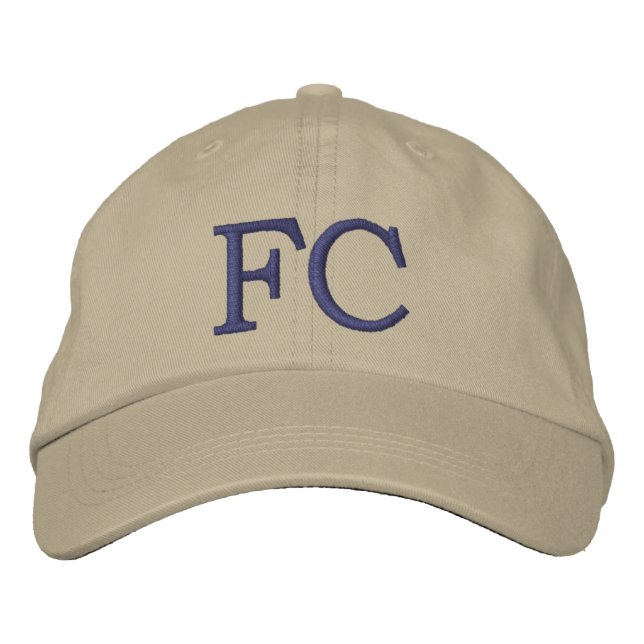MIT MONOGRAMM HATS BESTICKTE BASEBALLKAPPE (Vorderseite)