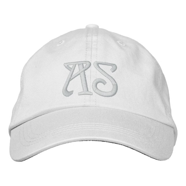 MIT MONOGRAMM HATS BESTICKTE BASEBALLKAPPE (Vorderseite)